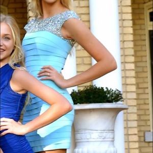 Blue Sherri Hill dress